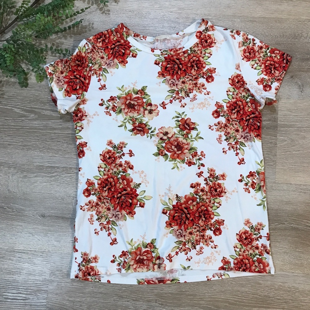Women’s soft floral tee from Mindy Mae’s Market